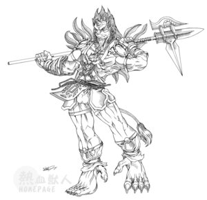 Rating: Questionable Score: 0 Tags: anthro e621 felid final_fantasy final_fantasy_x halberd kimahri male mammal melee_weapon monochrome muscular muscular_male polearm ronso solo square_enix tail tail_tuft tuft weapon xkoshiji User: bunchy7s