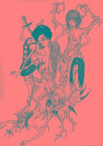 Rating: Explicit Score: 0 Tags: 1monster 6girls artist_request black_hair body_horror deformed female knife monochrome monster nightmare_fuel nipples rule34 scared source_request tears tentacles what yuri User: bunchy7s