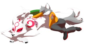 Rating: Questionable Score: 0 Tags: 2011 amaterasu_(okami) anthro arokha arokha_(human) back_tuft black_nose canid canine canis capcom claws clothed clothing clover_studio deity digital_media_(artwork) domestic_cat duo e621 eyeofcalamity eyes_closed facial_markings fangs feet felid feline felis female feral footwear fur grey_body grey_fur head_markings hi_res hindpaw inside_stomach internal ivan_grey_(character) lying male mammal markings micro nude okami_(capcom) on_front open_mouth organs paws quadruped shoes simple_background sleeping stomach tail teeth tuft vore white_background white_body white_fur wolf User: bunchy7s