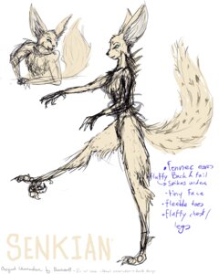 Rating: Safe Score: 0 Tags: 2014 4:5 anthro blue_eyes claws dominion69 e621 ear_tuft english_text feet fluffy fluffy_tail fur huge_ears inner_ear_fluff male mammal model_sheet monochrome prehensile_feet senkian signature simple_background sketch snout solo spikes standing tail tan_body tan_fur text toes tuft User: bunchy7s