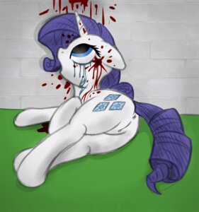 Rating: Explicit Score: 0 Tags: 2013 anus blood bodily_fluids bullet_wound colored cutie_mark death digital_media_(artwork) e621 equid equine fearingfun female feral friendship_is_magic fur genitals gore gore_focus hair hasbro hi_res horn lying mammal my_little_pony mythological_creature mythological_equine mythology on_side open_mouth purple_hair quadruped rarity_(mlp) shot_in_head solo tail tears third-party_edit unicorn vulva white_body white_fur User: bunchy7s