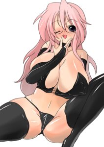 Rating: Explicit Score: 0 Tags: black_eyes blush breasts crotch_zipper curvy female glasses huge_breasts kinokoutarou large_breasts leather long_hair lucky_star miyuki_takara pink_hair rule34 thighhighs tongue tongue_out wink zipper User: bunchy7s