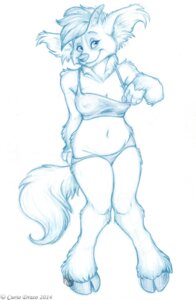 Rating: Questionable Score: 0 Tags: 2014 anthro biped bovid breasts canid canine canis caprine clothed clothing curiodraco domestic_dog e621 female flashing goat hooves horn hybrid kori_(curiodraco) looking_at_viewer mammal monochrome navel nipples papillon sketch skimpy solo standing toy_dog underwear undressing User: bunchy7s
