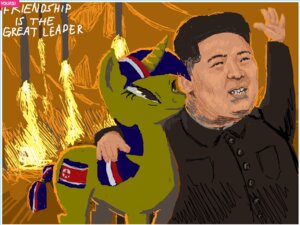Rating: Questionable Score: 0 Tags: abstract_background average_artist clothed clothing cutie_mark duo e621 english_text equid equine female feral fire flag friendship_is_magic fur hair hasbro horn human humor kim_jong-un male mammal missile multicolored_hair my_little_pony mythological_creature mythological_equine mythology north_korea open_mouth overweight purple_body purple_fur purple_hair quadruped rocket simple_background teeth text twilight_sparkle_(mlp) two_tone_hair unicorn weapon what why User: bunchy7s