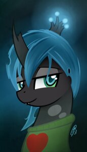 Rating: Safe Score: 0 Tags: 2013 ambiguous_gender arthropod blue_hair bust_portrait changeling_(mlp) clothing e621 friendship_is_magic green_eyes hair hasbro heart_symbol hi_res horn looking_at_viewer my_little_pony portrait ppdraw queen_chrysalis_(mlp) short_hair signature solo User: bunchy7s Rating: Safe Score: 0 Tags: 2013 ambiguous_gender arthropod blue_hair bust_portrait changeling_(mlp) clothing e621 friendship_is_magic green_eyes hair hasbro heart_symbol hi_res horn looking_at_viewer my_little_pony portrait ppdraw queen_chrysalis_(mlp) short_hair signature solo User: bunchy7s
