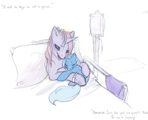 Rating: Safe Score: 0 Tags: bed blue_body duo e621 equid equine female feral friendship_is_magic fur furniture hair hasbro horn hospital love mammal medical mother_(lore) my_little_pony mythological_creature mythological_equine mythology parent_(lore) patient pillow purple_body purple_fur purple_hair sad simple_background tail trixie_(mlp) unicorn unknown_artist white_background young young_feral User: bunchy7s