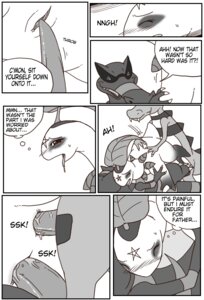 Rating: Explicit Score: 0 Tags: 2011 anal anal_penetration anthro bayleef blush comic crocodilian dialogue double_penetration e621 english_text erection female feral feral_on_feral generation_2_pokemon generation_5_pokemon genitals greyscale group interspecies krokorok krookodile male male/female malyabay monochrome multiple_scenes nekostar nintendo nude penetration penis pokemon pokemon_(species) reptile scalie semi-anthro sex speech_bubble tapering_penis text tongue tongue_out vaginal vaginal_penetration vulva User: bunchy7s