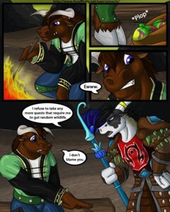 Rating: Safe Score: 0 Tags: amocin anthro armor blizzard_entertainment blue_eyes bovid bovine brown_hair comic dialogue druids_the_comic duo e621 english_text fire frown hair hooves horn kaitrin male mammal serid_(amocin) tauren text warcraft User: bunchy7s