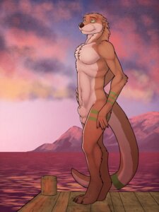 Rating: Explicit Score: 0 Tags: 3:4 animal_genitalia anthro athletic balls big_muscles biped e621 fully_sheathed genitals green_eyes male mammal mountain muscular muscular_anthro muscular_male mustelid neck_muscles nude otter outside penis penis_tip pier sea seaside sheath sky solo standing stripes tail tsaiwolf water User: bunchy7s