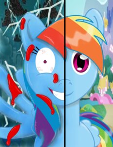 Rating: Questionable Score: 0 Tags: blood blue_body blue_feathers blue_fur bodily_fluids dual_persona duality e621 equid equine feathered_wings feathers female friendship_is_magic fur grin hair hasbro hi_res mammal multicolored_hair my_little_pony mythological_creature mythological_equine mythology pegasus rainbow_dash_(mlp) rainbow_factory_(mlp_fanfic) rainbow_hair rainbowdevice1191 smile solo what_has_magic_done wings User: bunchy7s