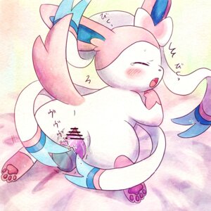 Rating: Explicit Score: 0 Tags: 1:1 accessory anus blush bodily_fluids bow_ribbon censored dildo e621 eeveelution eyes_closed female feral fur generation_6_pokemon genital_fluids genitals hair_accessory hair_bow hair_ribbon japanese_text kemoribbon masturbation nintendo open_mouth penetration pink_body pink_fur pokemon pokemon_(species) rear_view ribbons sex_toy solo sylveon text tongue toying_self translated vaginal vaginal_fluids vaginal_masturbation vaginal_penetration vulva User: bunchy7s