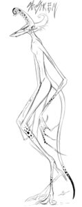 Rating: Safe Score: 0 Tags: 2014 bell breasts claws e621 female hair hi_res kunako monochrome nude shescrem simple_background sketch solo tall toe_claws white_background User: bunchy7s