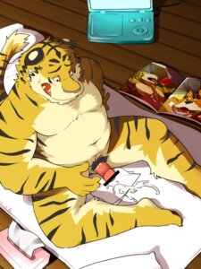 Rating: Explicit Score: 0 Tags: 2011 3:4 after_masturbation after_orgasm anthro bed biped black_body black_fur blush bodily_fluids censor_bar censored censored_genitalia censored_penis cum cum_on_bed cum_on_paper detailed_background e621 e621_post_recursion erection felid fur fur_markings furniture genital_fluids genitals humanoid_genitalia humanoid_penis ineffective_censorship inside kemono kotori male mammal markings multicolored_body multicolored_fur navel nude on_bed open_mouth orange_body orange_fur overweight overweight_anthro overweight_male pantherine paper penis pink_nose pornography pubes sitting small_penis solo stripes tail tiger tissue tissue_box white_body white_fur wolvestrot User: bunchy7s