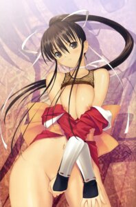 Rating: Questionable Score: 0 Tags: 1girls bare_shoulders black_eyes black_hair blush bottomless bow breasts choker cleavage collarbone female female_only fishnets hair_ornament hair_ribbon highres huge_breasts kunoichi large_breasts long_hair mitama_~shinobi~ navel nipples open_mouth ponytail ran_(mitama_~shinobi~) ribbon rule34 shirt_lift solo taka_tony tied_hair undressing very_long_hair zoom_layer User: bunchy7s