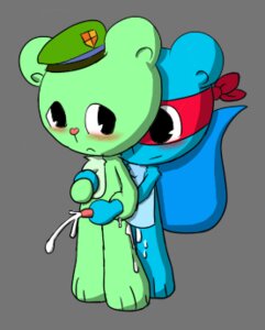 Rating: Explicit Score: 0 Tags: 00freeze00 anthro bear blush bodily_fluids cum cum_on_leg duo e621 erection flippy_(htf) from_behind_position genital_fluids genitals handjob happy_tree_friends low_res male male/male mammal penile penis reach_around rodent sciurid sex splendid_(htf) standing tail tree_squirrel User: bunchy7s