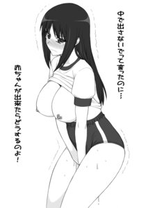 Rating: Explicit Score: 0 Tags: 1girls between_legs blush breasts buruma clothing cum female gym_uniform hand_between_legs huge_breasts kurusugawa_ayaka large_breasts long_hair monochrome nipples no_bra pussy pussy_juice rule34 shichimenchou shirt shirt_lift simple_background solo tear to_heart to_heart_(series) translation_request trembling User: bunchy7s