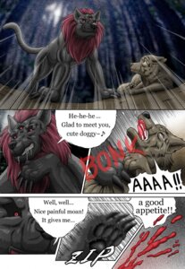 Rating: Questionable Score: 0 Tags: blood bodily_fluids canid canine canis comic dershaltie dersheltie dialogue domestic_dog duo e621 english_text feral fox fur hiroyuki_setogawa inayori izuna japanese male mammal oto quadruped spiritual_stones tail takeru text uhoh wolf User: bunchy7s