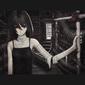 Rating: Questionable Score: 0 Tags: 1:1 2008 bandage cybernetics cyborg e621 female glowing glowing_eyes iwai_ryou letterbox machine monster monster_girl_(genre) science_fiction solo technophilia User: bunchy7s