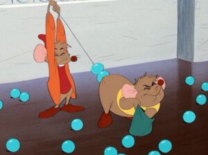Rating: Questionable Score: 0 Tags: ambiguous_gender disney disney's_cinderella duo e621 grandfathered_content gus_(cinderella) house_mouse jaq_(cinderella) low_res mammal mouse murid murine rodent screencap tail tail_pull unknown_artist User: bunchy7s