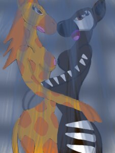 Rating: Questionable Score: 0 Tags: 2012 anthro anthro_on_anthro brandonerd1991 breasts cartoon_network digital_media_(artwork) duo e621 fan_character female female/female giraffe giraffid horn ingrid_giraffe mammal my_gym_partner's_a_monkey nipples nude okapi ossicone sable_okapi shower side_boob tail User: bunchy7s