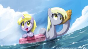 Rating: Safe Score: 0 Tags: 16:9 2011 9_6 blonde_hair cloud derp_eyes derpy_hooves_(mlp) detailed_background dinky_hooves_(mlp) duo e621 equid equine female feral friendship_is_magic good_parenting grey_body hair hasbro hi_res horn john_joseco long_hair mammal mother_(lore) my_little_pony mythological_creature mythological_equine mythology outside parent_(lore) partially_submerged sea seascape seashell shell short_hair sky swimming text unicorn url water widescreen yellow_eyes young young_feral User: bunchy7s