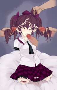 Rating: Explicit Score: 0 Tags: amputee blood brown_eyes brown_hair checkered cum cum_in_mouth facial fellatio female gore guro hairjob hat hatate_himekaidou highres male multiple_penises necktie noconol oral penis pointy_ears quadruple_amputee rule34 short_hair straight tied_hair tokin_hat touhou twintails wince User: bunchy7s