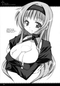 Rating: Explicit Score: 0 Tags: breast_hold breasts cleavage cum erect_nipples female japanese_text monochrome nipples oshaban page_135 page_number rule34 sasahiro User: bunchy7s