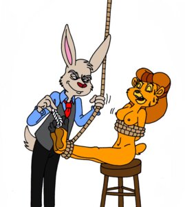 Rating: Explicit Score: 0 Tags: anthro arms_behind_back bear bondage disney female fur furry jack_case kooshmeister male mammal nipples rabbit rebecca_cunningham rope rule34 tagme talespin tickle_torture tickling tickling_feet User: bunchy7s