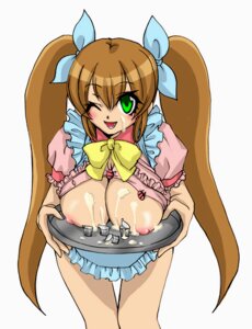 Rating: Explicit Score: 0 Tags: 1girls breasts breasts_out brown_hair female female_only green_eyes haruka_sumomo holding_tray large_breasts leaning_forward long_hair long_twintails milk milky_bar nipples one_eye_closed open_clothes rule34 simple_background smile solo standing suggestive_fluid sunfl tagme tray twintails waitress white_background wink User: bunchy7s