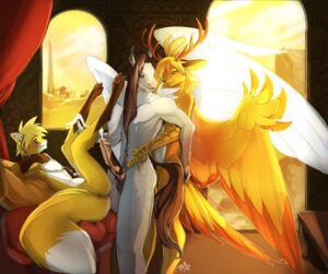 Rating: Explicit Score: 0 Tags: anthro anthro_on_anthro antlers bed blush bodily_fluids canid canine cum cumshot deer e621 ejaculation equid equine erection feathered_wings feathers fox from_behind_position fur furniture genital_fluids genitals group group_sex horn horse ilias_(schinschi) interspecies male male/male mammal orgasm penis peritian peryton schin sex tail threesome trio warm_colors white_body white_fur wings User: bunchy7s
