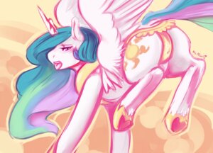 Rating: Questionable Score: 0 Tags: 2013 aries84 blush butt clothing cutie_mark e621 equid equine feathered_wings feathers female feral friendship_is_magic fur hair half-closed_eyes hasbro hi_res horn long_hair mammal my_little_pony mythological_creature mythological_equine mythology narrowed_eyes panties princess_celestia_(mlp) solo underwear white_body white_feathers white_fur winged_unicorn wings User: bunchy7s