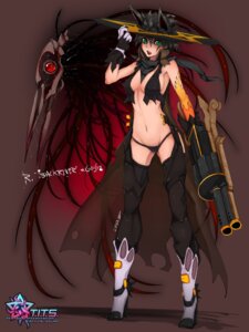 Rating: Questionable Score: 0 Tags: 3:4 animal_humanoid black_hair blackriver clothing digital_media_(artwork) duo e621 female full-length_portrait gloves green_eyes hair handwear hat headgear headwear humanoid legwear mammal panties portrait simple_background slugbox solo_focus stockings underwear weapon User: bunchy7s