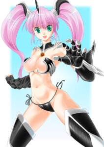 Rating: Questionable Score: 0 Tags: 1girls angel_wings bikini bikini_armor breasts demon demon_girl elbow_gloves female gloves green_eyes horn humanoid jigoku_sensei_nube light-skinned_female light_skin long_hair looking_at_viewer minki pale-skinned_female pale_skin pink_hair rule34 short_twintails shounen_jump side-tie_bikini side-tie_panties solo swimsuit thighhighs tied_hair twintails wardrobe_malfunction wide_hips wings zouzou User: bunchy7s