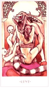 Rating: Explicit Score: 0 Tags: anthro antlers avian beak bird bisexual bite blood bodily_fluids butt butt_grab demon domestic_cat drooling e621 elia_morettini english_text felid feline felis female group group_sex hair hand_on_butt horn interspecies jackalope lagomorph leg_grab lemur male male/female male/male mammal nude pillow possession primate red_hair ring-tailed_lemur saliva seven_deadly_sins sex strepsirrhine tail text tongue tongue_out traditional_media_(artwork) User: bunchy7s