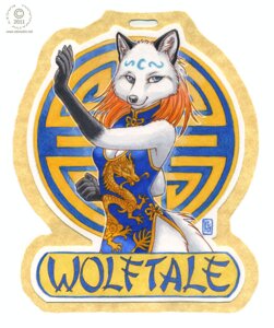 Rating: Safe Score: 0 Tags: 2011 anthro blue_eyes canid canine canis character_badge_(artwork) chinese clothing e621 female fur hair kacey looking_at_viewer mammal ornament pose solo tail white_body white_fur wolf wolftale User: bunchy7s