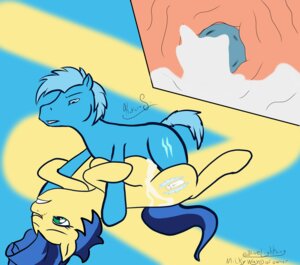 Rating: Explicit Score: 0 Tags: blue_lightning_(character) bodily_fluids cum cum_in_vagina cum_inside duo e621 earth_pony equid equine fan_character female female_penetrated feral genital_fluids genitals hasbro hi_res horse internal lactating male male/female male_penetrating male_penetrating_female mammal milky_way_(flash_equestria) my_little_pony nude oogieweems penetration penis pony quadruped sex tail teats User: bunchy7s