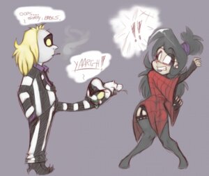 Rating: Explicit Score: 0 Tags: beetlejuice beetlejuice_(character) female lydia_deetz mel_the_hybrid rule34 User: bunchy7s