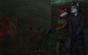 Rating: Safe Score: 0 Tags: 16:10 anthro bloat_(killing_floor) canid canine canis clot_(killing_floor) e621 female fox group gun handgun holster killing_floor male mammal pistol ranged_weapon scientific_experiment specimen undead vani-fox vani-fox_(character) weapon widescreen wolf zed_(killing_floor) zombie User: bunchy7s