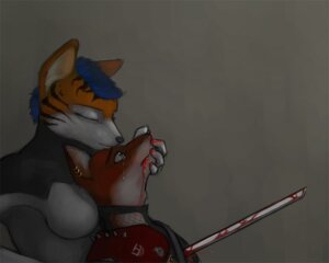 Rating: Questionable Score: 0 Tags: 4_fingers 5:4 anthro assassin backstab black_body black_fur blade blood blue_hair bodily_fluids breasts brown_body brown_fur canid canine clothed clothing crying death duo dying e621 ear_piercing eyes_closed face_grab fatal_wound felid female fingers fishnet_clothing fox fur green_eyes grey_background hair head_grab impalement ipoke killing male_death mammal medium_breasts melee_weapon mohawk multicolored_body multicolored_fur muzzle_(object) muzzled orange_body orange_fur piercing restrained sad sharutha side_view simple_background snout snout_grab snuff spikes stab stabbed_heart story story_in_description striped_body striped_fur stripes sword tears two_tone_body two_tone_fur violence weapon white_body white_fur User: bunchy7s