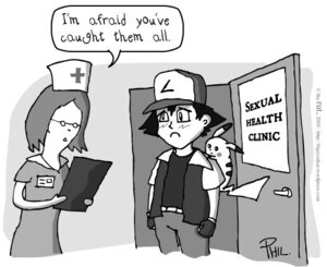 Rating: Safe Score: 0 Tags: 2009 ambiguous_gender ash_ketchum bigeyedeer biped clothing dialogue door e621 english_text female generation_1_pokemon greyscale group human humor low_res male mammal monochrome nintendo not_furry_focus nurse pikachu plus_sign pokemon pokemon_(species) pokemon_trainer rodent signature tail text uniform url User: bunchy7s