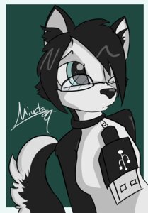 Rating: Safe Score: 0 Tags: anthro black_hair canid canine canis chelsea_chamberlain domestic_dog e621 electronics eyewear female glasses hair jewelry karelian_bear_dog mammal minda_(artist) necklace short_hair solo spitz tail teal_eyes usb User: bunchy7s