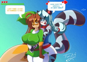 Rating: Questionable Score: 0 Tags: anthro big_breasts breasts cosplay dialogue digital_media_(artwork) duo e621 english_text eyewear felid female glasses heart_symbol leucistic link mammal minina nintendo pantherine shari_(tiger1001) smile text the_legend_of_zelda tiger tiger1001 User: bunchy7s Rating: Questionable Score: 0 Tags: anthro big_breasts breasts cosplay dialogue digital_media_(artwork) duo e621 english_text eyewear felid female glasses heart_symbol leucistic link mammal minina nintendo pantherine shari_(tiger1001) smile text the_legend_of_zelda tiger tiger1001 User: bunchy7s