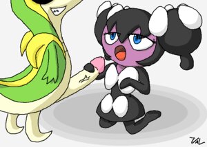 Rating: Explicit Score: 0 Tags: female gothorita nintendo pokemon pokemon_(species) pokemon_bw rule34 snivy val_(artist) User: bunchy7s