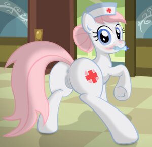 Rating: Explicit Score: 0 Tags: anus blue_eyes butt cutie_mark e621 earth_pony equid equine female feral friendship_is_magic genitals hair hasbro hi_res horse looking_back mammal my_little_pony nurse_redheart_(mlp) pink_hair pony quadruped solo syringe tail vulva ziemniax User: bunchy7s