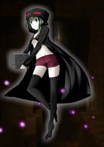 Rating: Questionable Score: 0 Tags: 5_fingers alternate_species black_cape black_clothing black_legwear black_thigh_highs bottomwear breasts cape clothed clothing crossgender crotch_lines e621 enderman female fingers footwear front_view full-length_portrait glowing green_hair hair hood human humanized legwear magic mammal microsoft minecraft mojang mtf_crossgender navel not_furry portrait purple_bottomwear purple_clothing purple_eyes purple_shorts shorts skimpy slim slim_female slim_human small_breasts socks solo thigh_highs thigh_socks three-quarter_view unknown_artist white_body white_skin xbox_game_studios User: bunchy7s