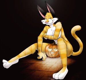 Rating: Questionable Score: 0 Tags: anthro breasts e621 felid female food fruit jack-o'-lantern lexi_(portzebie) mammal nude plant portzebie pumpkin solo tail User: bunchy7s