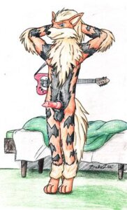 Rating: Explicit Score: 0 Tags: anthro arcanine bed bubak color front_view fur furry guitar hands_behind_head male male_only nude penis pokemon pokemon_(species) rule34 solo standing tagme User: bunchy7s