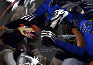 Rating: Safe Score: 0 Tags: anthro avian beak detailed digital_media_(artwork) duo e621 female fight freekazaur mick39 nevrean open_mouth psychoraptor sharp_teeth signature simple_background teeth tongue tongue_out toony watermark yung_yagili User: bunchy7s