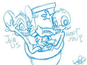 Rating: Explicit Score: 0 Tags: anthro avian bird duck looqdrake male male_only mouse plucky_duck rodent rule34 sneezer tagme tiny_toon_adventures toilet warner_brothers User: bunchy7s