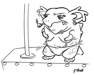 Rating: Explicit Score: 0 Tags: breasts clothes female female_only jhall_comics money monochrome nidorina nipples pokemon pole rule34 solo standing tagme topless webcomic User: bunchy7s